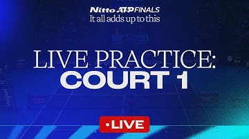 2025 Nitto ATP Finals Live Practice Stream: Court 1