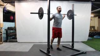 Pause Barbell Reverse Lunge - An Exercise Demo by Optimizing Athleticism