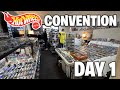 Hot wheels convention day 1  trading souvenir cars  200 in giveaways