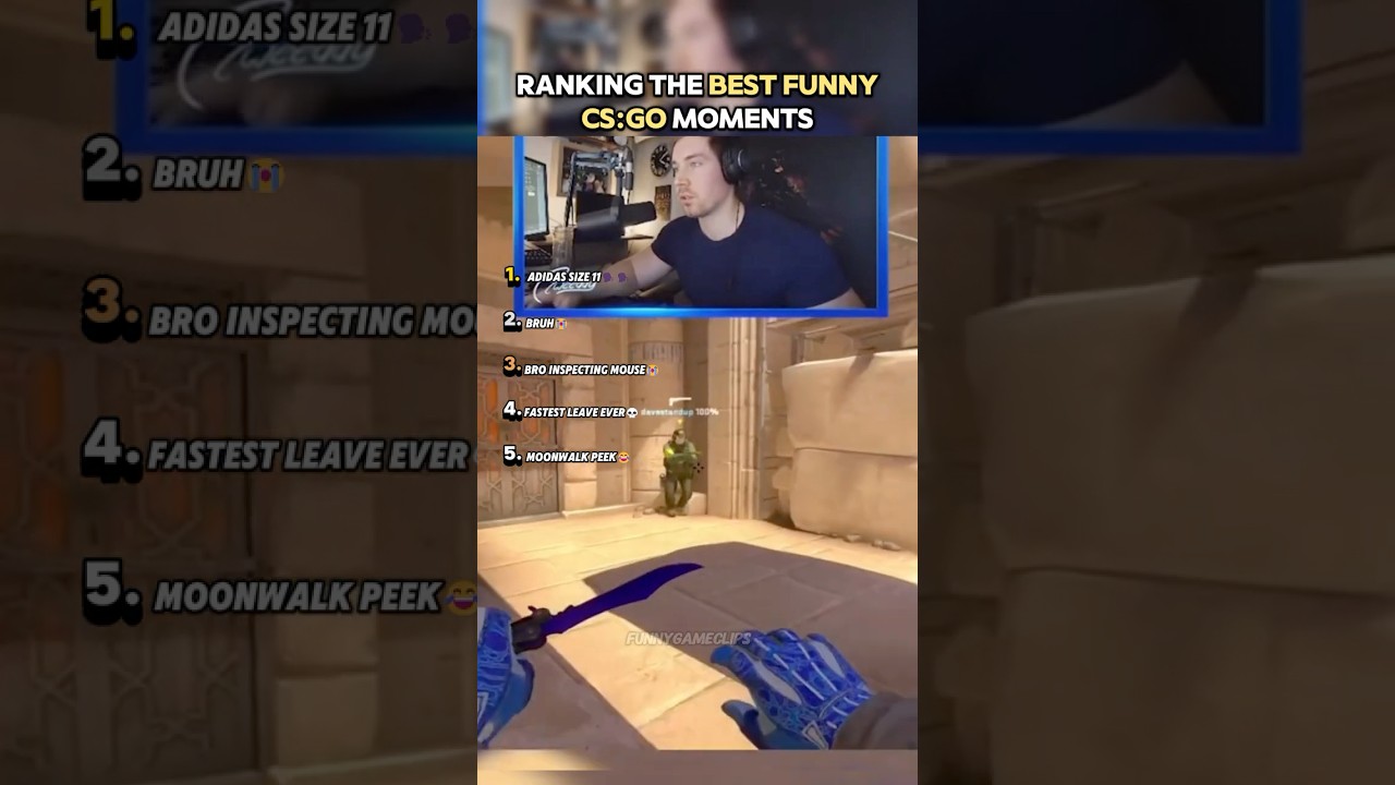 Рейтинг самых смешных моментов CS:GO🤣💥