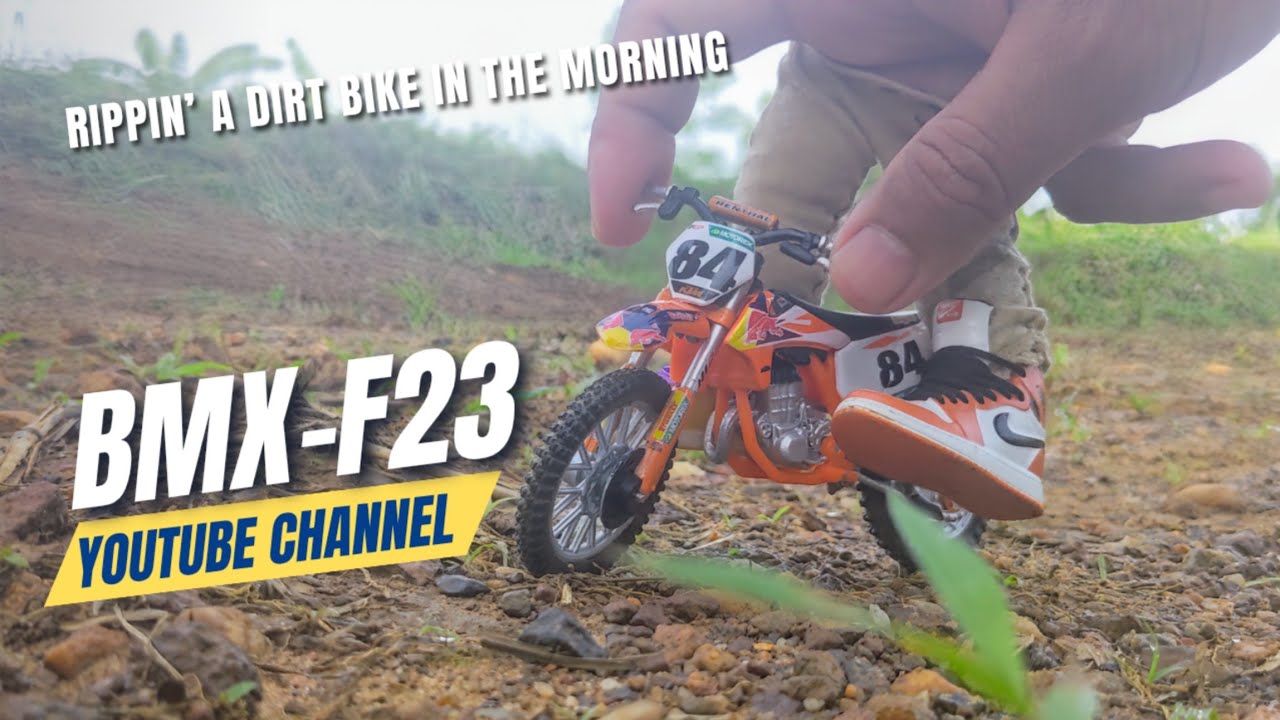 Rippin’ a dirt bike in the morning | finger dirt bikes | finger bmx | mini finger dirt bike