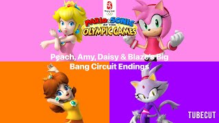 Peach, Amy, Daisy & Blazes Big Bang Circuit Endings