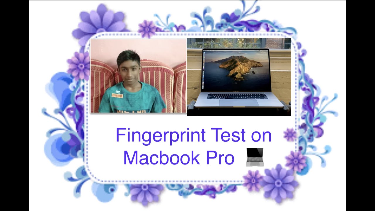 Fingerprint test on Macbook Pro 💻 YouTube