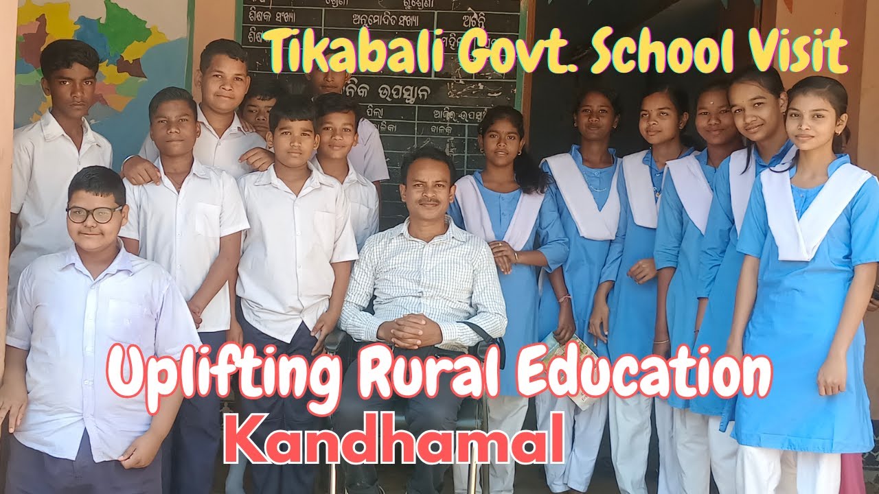 Uplifting Rural Education | Tikabali Govt. School Visit | Sarat Dev