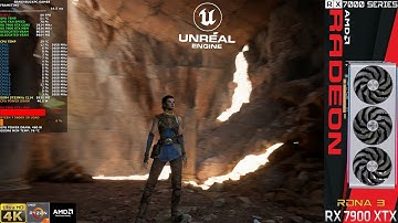 Unreal Engine 5 Lumens Lighting Demo Epic Settings 4K | RX 7900 XTX | R7 5800X 3D