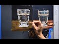 Painting glass. Transparent objects. Oil painting.
