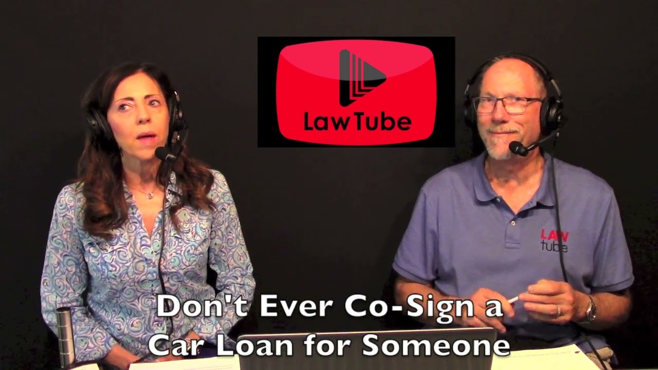 Don't ever co-sign a car loan with someone, including your children.