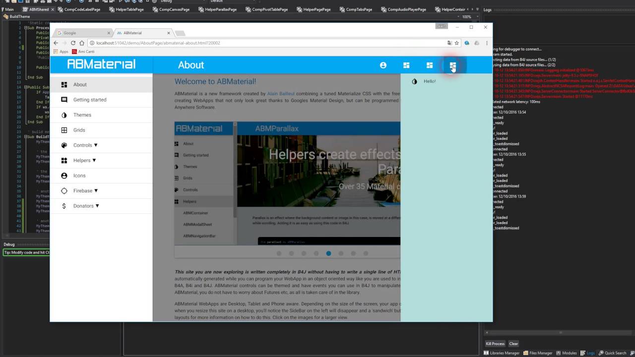 [ABMaterial] New in 2.00: multiple sidebars
