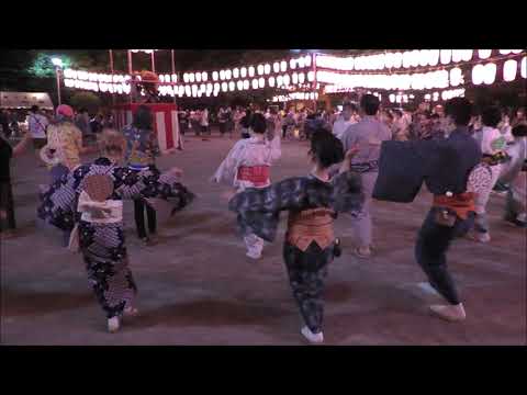 花笠太鼓　2022年浅草富士公園盆踊り１３　東京都台東区