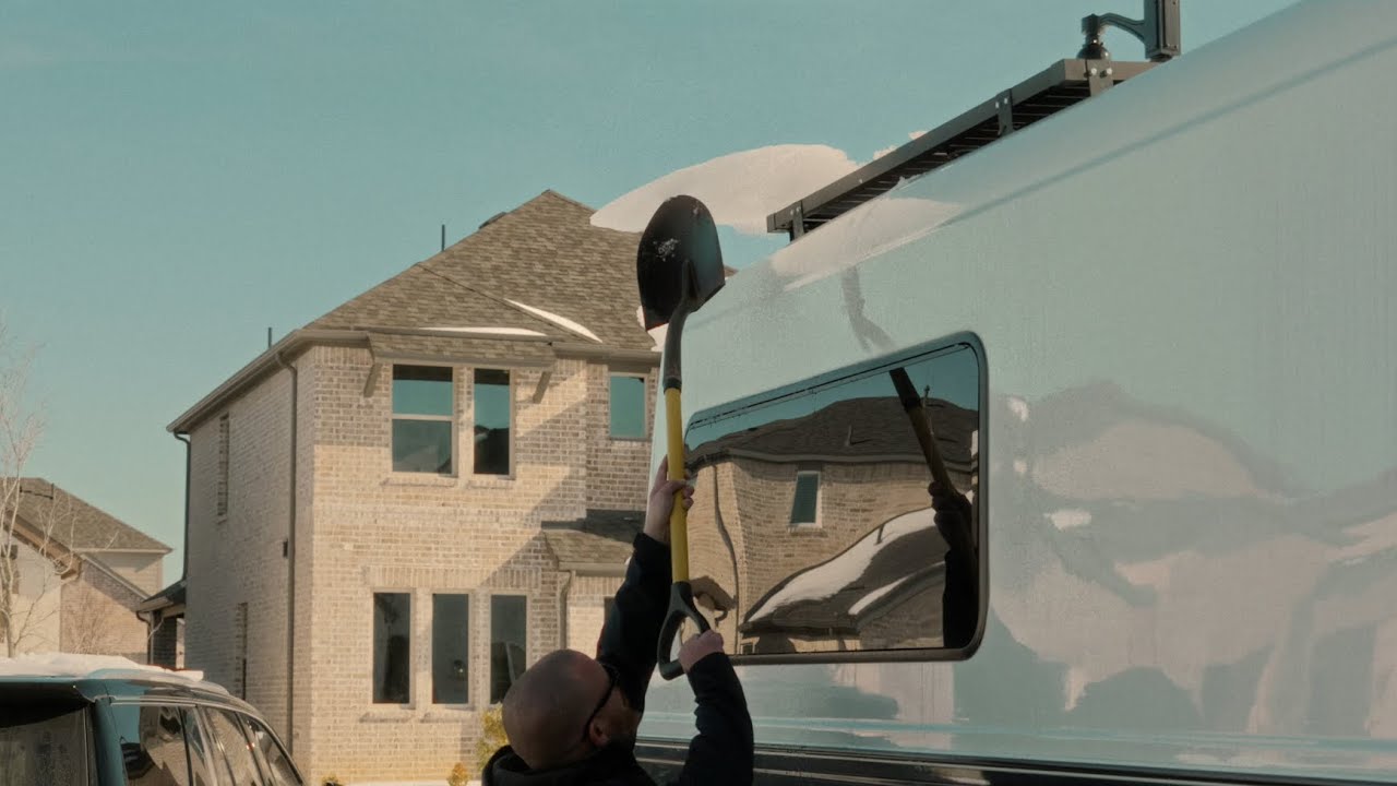 Frozen In Place: Prepping the Trailer to Leave After a Snowstorm