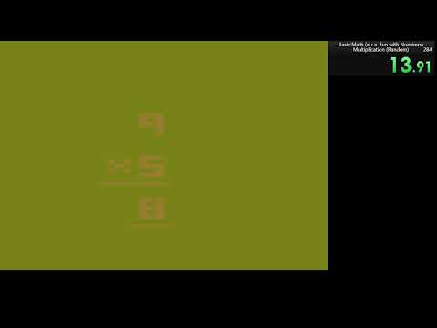 Basic Math [Atari 2600] - Multiplication (Random) - in 26s 083ms [World Record]