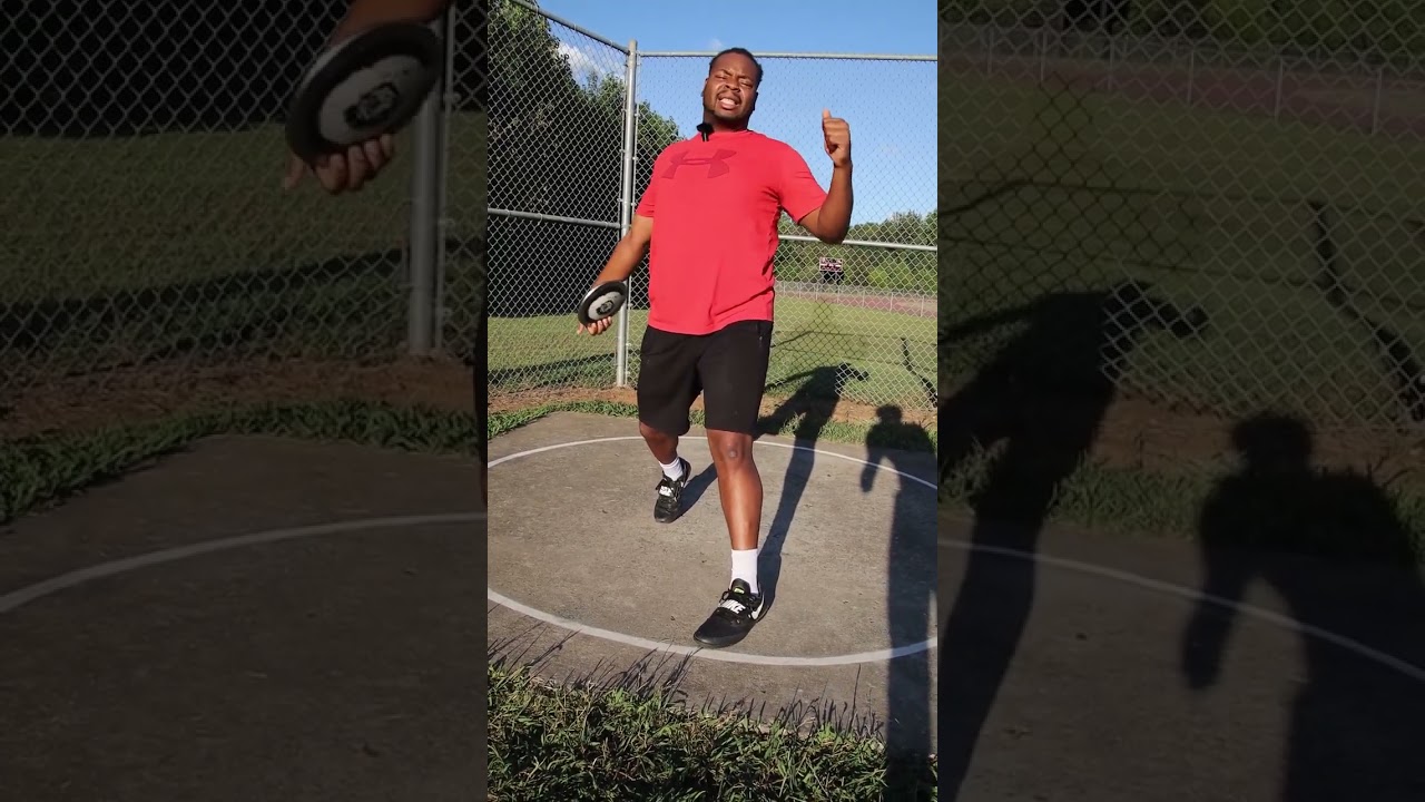 How to do a power throw in the discus throw