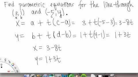 Parametric Equations | Example 2 | Multivariable Calculus for Sci & Eng | Griti