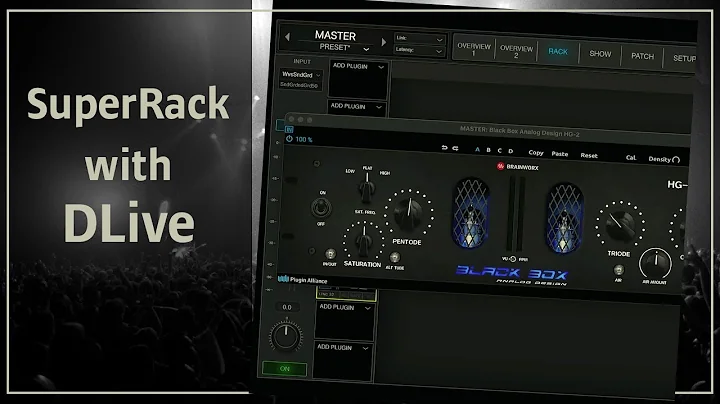 How to setup SuperRack Performer with A&H DLive