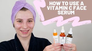 How To Use a Vitamin C Face Serum