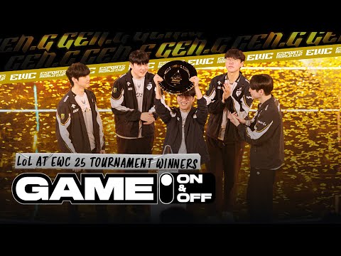 EWC LoL 챔피언에 오르기까지 | EWC 2025 | GEN vs FLY, G2, AG.AL