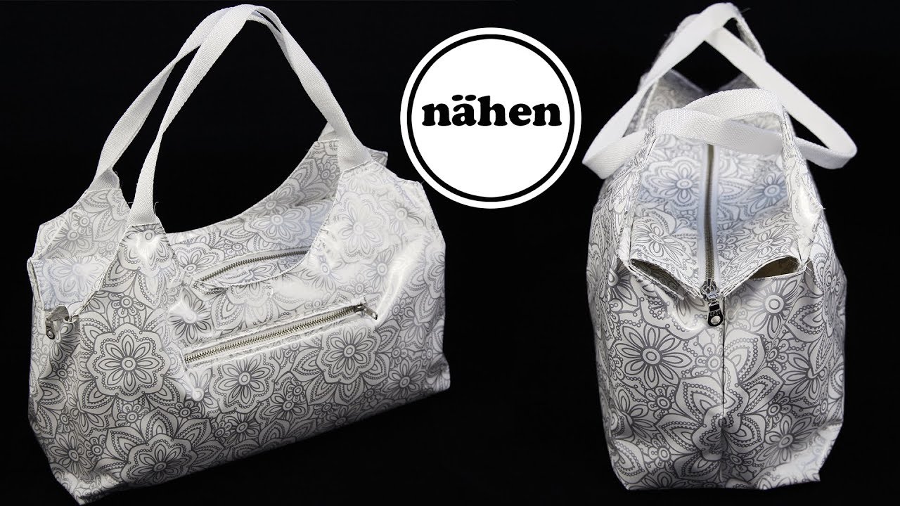 Tasche nähen 👜 nähen mit Schnittmuster ✂️ Tasche London