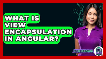 What Is View Encapsulation In Angular? - Next LVL Programming