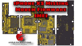 iPhone XS No Modem Firmware | No IMEI | U_PMIC Reballing