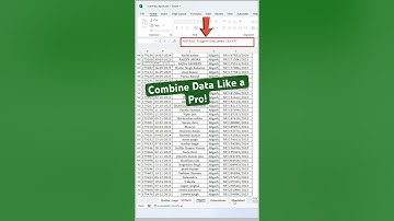 🚀 VSTACK Function in Excel | Combine Data Like a Pro! 🔥 #Shorts #Excel #excelshorts #ytshorts