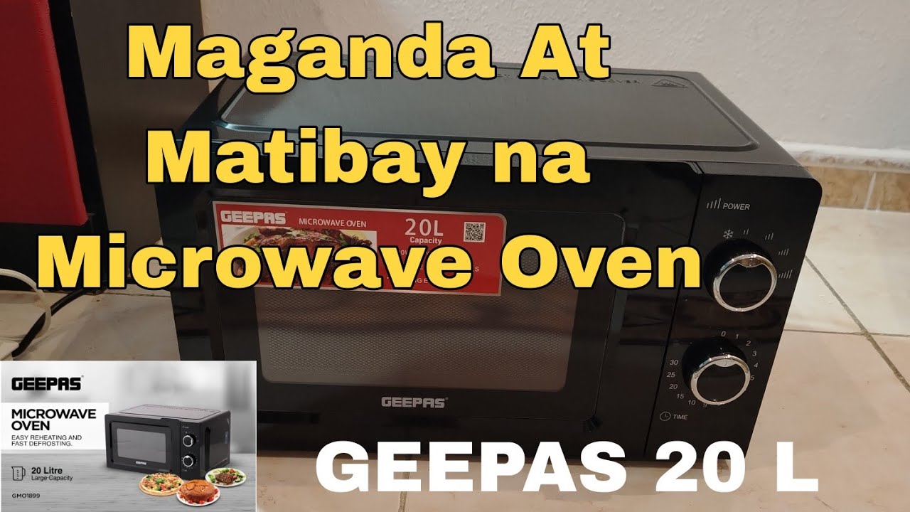 GEEPAS MICROWAVE OVEN unboxing  