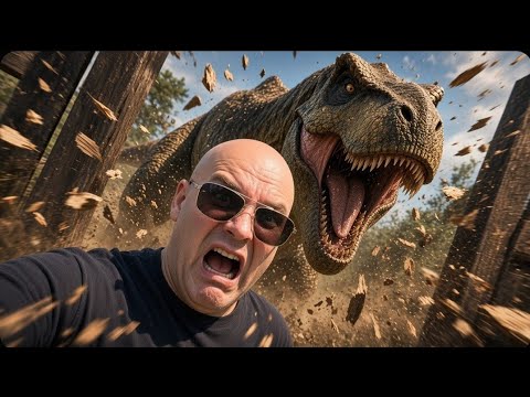 T-REX nearly KILLS us!!!