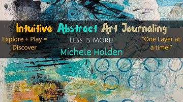 Mixed Media Art - How to Create Transparent Layers for Abstract Art - In JUST 30 minutes!