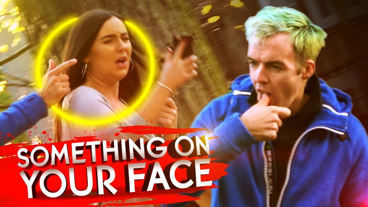 Something on your face | Public Pranks