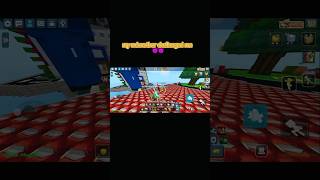 pvp with subscriber 😈😈 #gamingshorts #blockmango #bedwars