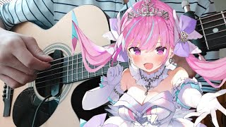 Minato Aqua - Aqua Iro Palette - Fingerstyle Guitar Cover [FREE TABS]