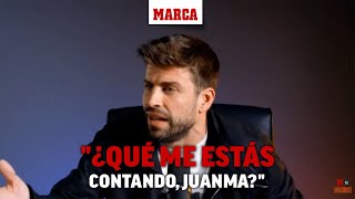 El enganchón de Piqué con Juanma Castaño: "A veces parece que vives en otro mundo" I MARCA