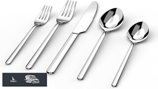 Silverware Set 20 Piece Flatware Cutlery Set for 4 18 10 Stainless Steel