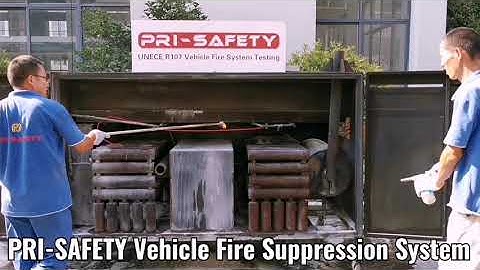 Bus R107 Foam Water Mist Testing