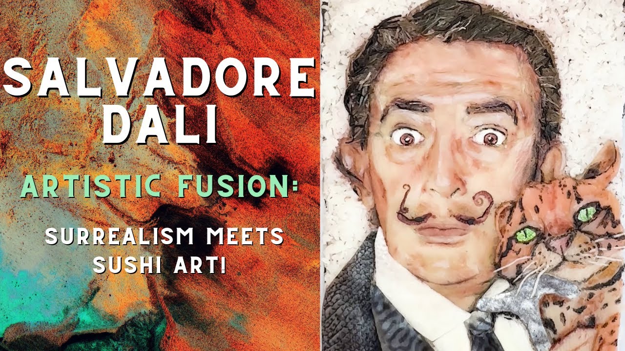 Dali's Delight: Crafting Surreal Sushi with Salvadore Dali!  🍣🎨👨‍🎨#art #sushi #creative #artist #fun