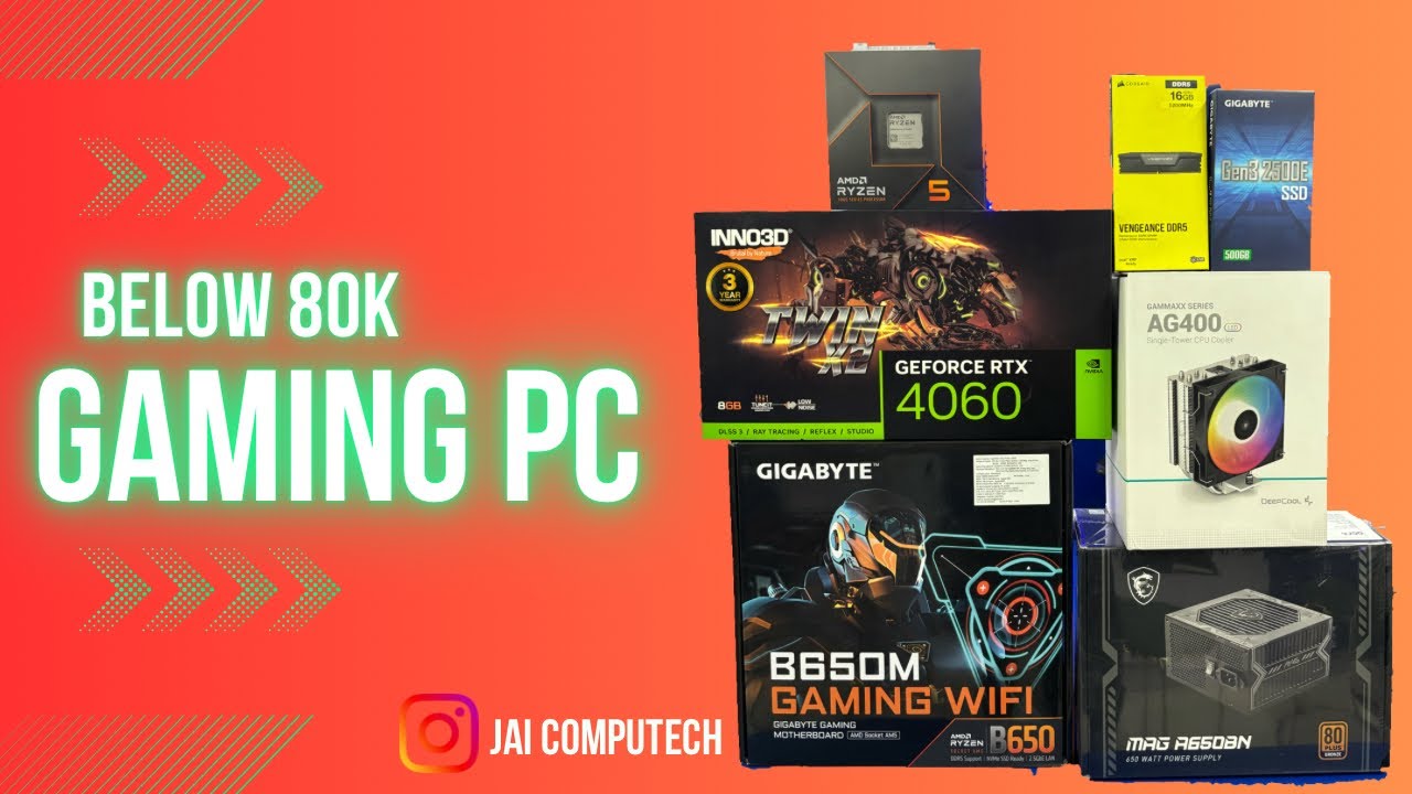 PC BUILD UNDER 80k FOR GAMING & EDITING 🔥😍+ASSEMBLE VIDEO👀💯 #chennai # ...