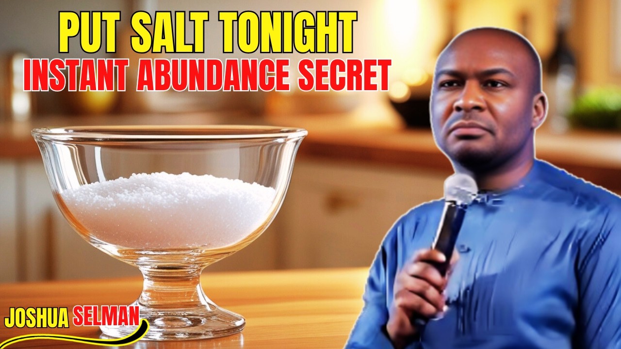 Joshua Selman Reveals: Pinch of Salt for Instant Abundance & Divine Protection!