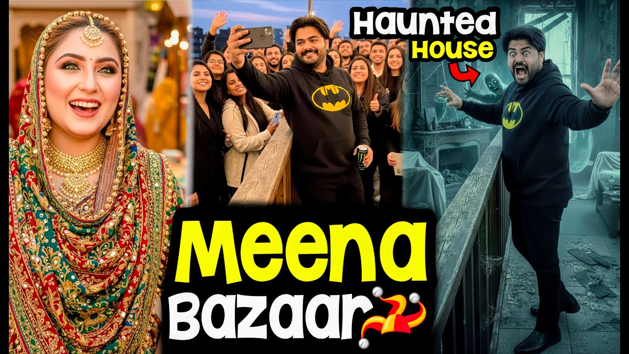 Meena Bazaar Hyderabad 😍 I went to haunted house for the first time 🔥