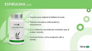 Espirulina Alimento del Siglo 21 Productos TIENS Salud Natural Vitaminas Clorofila Proteina Vegetal screenshot 3