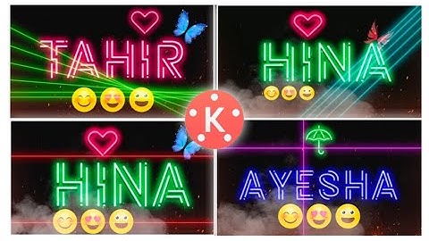 tiktok trending name art video editing| tiktok neon name art video editing | tikok video editing