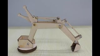 How To Make A Excavator By Laser Cutter