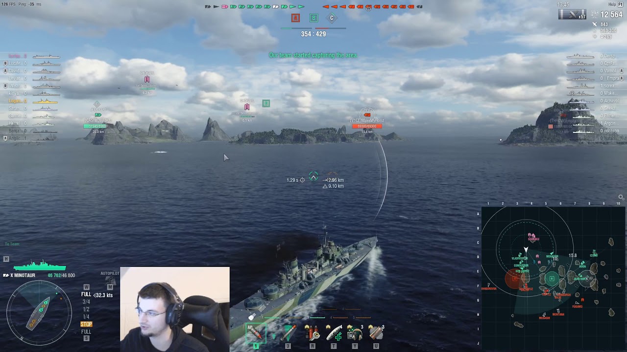 World of Warships - School of WoWS #8 - Replay analysis - Minotaur