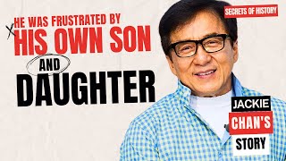 How did the son and daughter disappoint Jackie Chan so much that he disowned them