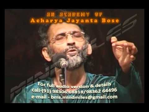 Acharya Jayanta Boses Bengali Song   AMI AKASHE