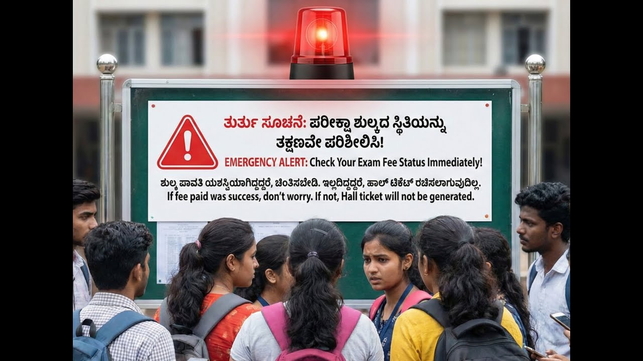 Check Your Exam Fee Status Immediately! (Or NO Hall Ticket)-uucms 2025