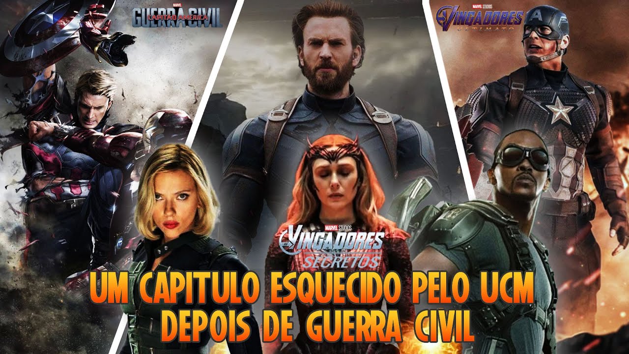O Que Aconteceu com Capitão América Após Guerra Civil? Segredos dos ...