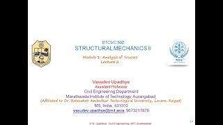 Structural Mechanics II Module 1A, Lecture 2