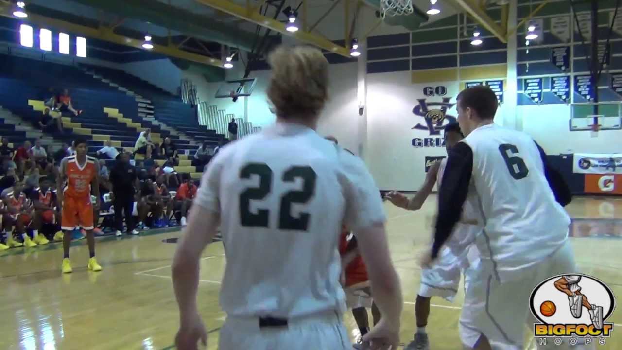 Jahlil Okafor Dunks On Defender At Bigfoot Hoops Las Vegas Classic!
