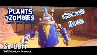 Plants vs. Zombies: Battle for Neighborville ™ Sir Boff-Gnome Boss Fight (Mount Steep)