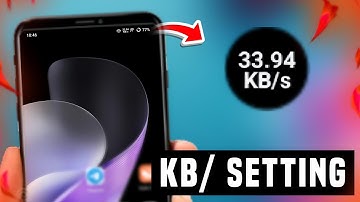 KB/S Setting On Kaise Kare || Real Time Network Speed || Vivo V40 #setting #kbs
