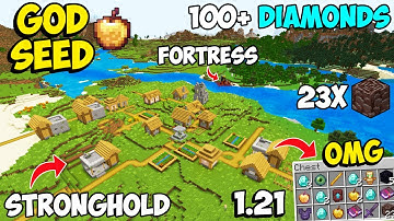 🔥 Ultimate Survival Seed For Minecraft 1.21 Bedrock & PE | Four Blacksmith Village Seed 1.21.124